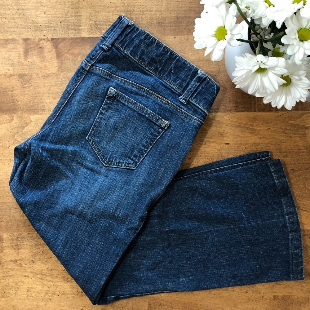 Old Navy Maternity Under Belly Cropped Jeans SZ 8